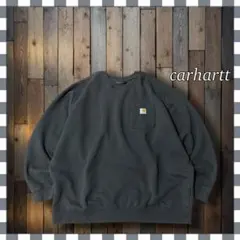 カーハート ミッドウェイト ポケット クルーネック スウェット 2XL