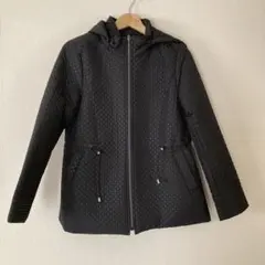 レディースフード付きジャケット ジャンパー 黒