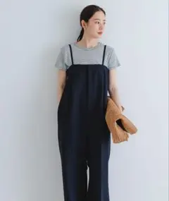 アーバンリサーチ Iラインベアオールインワン ネイビー