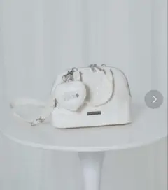 ANDGEEBEE ロゴモノグラムショルダーバッグ
