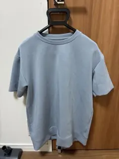 青山ゼロプレッシャー半袖 クルーネック Tシャツ ライトブルー
