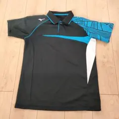 Mizuno 吸汗速乾 ポロシャツ sサイズ 黒/青