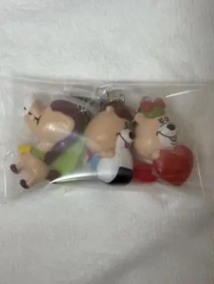 KUMATANカラフルマルチチャーム　おにぎり、ハート　3点セット