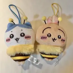 ちいかわハチさんぬいぐるみ うさぎ・ハチワレ2点セット