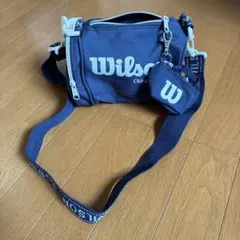 Wilson ボディバッグ ミニポーチ付き ネイビー