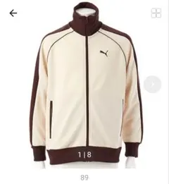 PUMA プーマ トラックジャケット T7 Sサイズ 89 ブラウン ベージュ