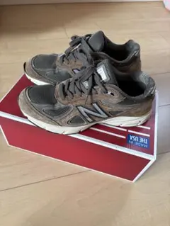 New Balance 990v4 ブラウン　23.5cm