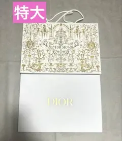 ディオール　ショッパー　紙袋　特大2枚　ノベルティ