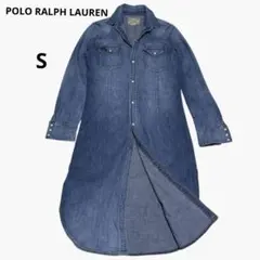 POLO RALPH LAUREN デニムシャツワンピ S