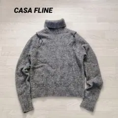 CASA FLINE カーサフライン　タートルネックセーター　アルパカ混