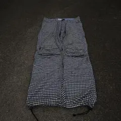 00s archive OAKLEY check pants y2k teck - メルカリ