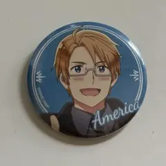 ヘタリア　アメリカ　ブラックフォーマル　缶バッジ