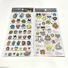 新品　正規品たまごっち 大人の図鑑シール 4サイズステッカー　2点セット