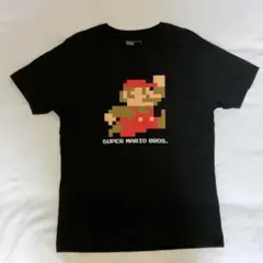 スーパーマリオ 黒Tシャツ Lサイズ