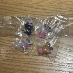 ハローキティ めじるしアクセサリー　日焼け、小悪魔、お花、チャーミーキティ