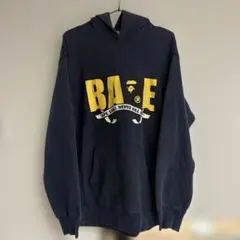 A BATHING APE 古着 パーカー ネイビー 90s 初期