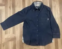 古着 BURBERRY 長袖シャツ ネイビー ノバチェック