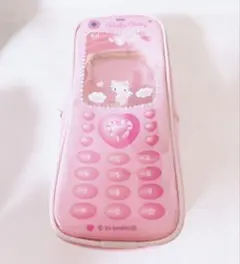 ハローキティ 携帯電話型ポーチ ピンク