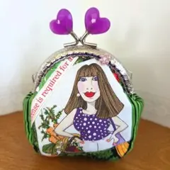 ✻がま口ポーチ✨✫HouseKeePer✫✨️ロラライハリス✨️