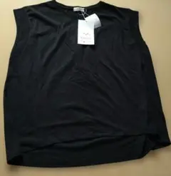 しまむら購入　hareiro 半袖トップス 黒