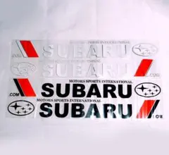 SUBARU サイドデカール左右セット（ホワイト） 未使用　710mm×85mm