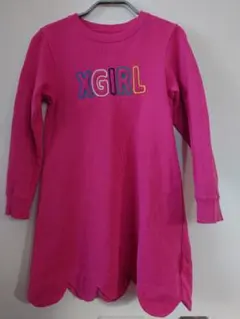 X-girl first stage ピンク 長袖ワンピース 120