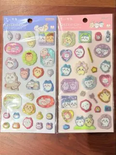 ちいかわ ポップデコパーティー ラメきらクリスタルシール 2種セット