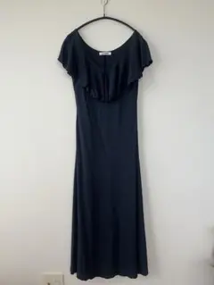 LILIMEEK リリミーク　ロング　ワンピース　紺