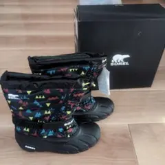 SOREL 子ども用防水ブーツ カラフル 25cm