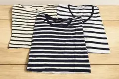 ボーダーTシャツ　3枚セット　M L メンズ