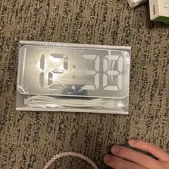 IKEA デジタル置時計 WF-2335 シルバー