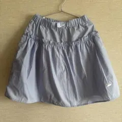 美品⭐︎組曲　フェイクスカート キュロット 140 サックスブルー