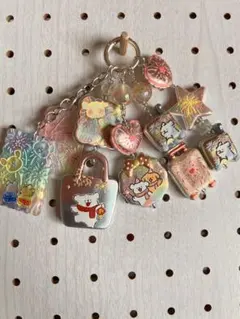 モルチーズ　花火　ジャラジャラキーホルダー