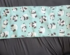 パンダ柄フリース毛布