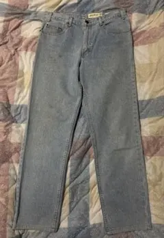 【希少】90s eddie bauer デニム Mexico製 アイスブルーのサムネイル