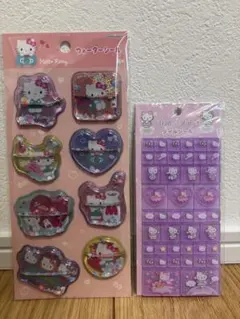 ハローキティ　ウォーターシール＆タイルシール2点セット