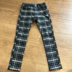 キッズ チェック柄 ロングパンツ ズボン