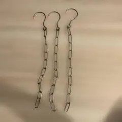 공간 절약형 스토리지 체인 후크, 3개 세트