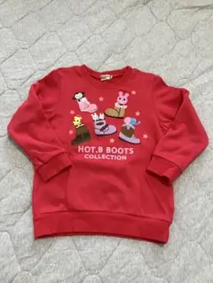 【トップス】ミキハウス トレーナー 120㎝（赤）