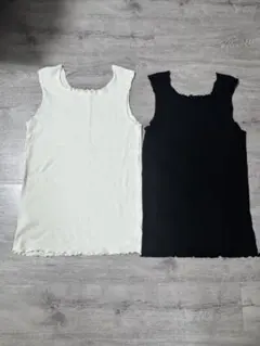 コットンリブ　レディースタンクトップMサイズ