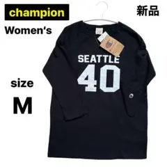 【新品未使用】champion／チャンピオン 七分袖Tシャツ women‘s M