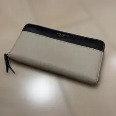 kate spade ベージュと黒の長財布