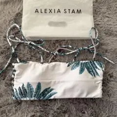 ALEXIA STAM ビキニトップ チェリー柄 M - メルカリ
