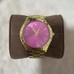 MICHAEL KORS マイケルコース　ピンク　腕時計　ゴールドのサムネイル