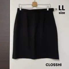 CLOSSHI タイトスカート 黒 LL しまむら クロッシーのサムネイル
