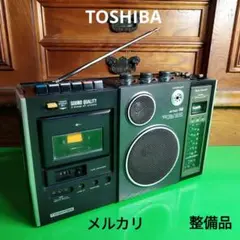 東芝大型Ｗラジカセ【TOSHIBA RT-S87】通電確認・現状品！ 東芝 TOSHIBA BOMBEAT RT-S87 Wラジカセ ラジオカセット