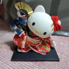 ハローキティ キティーちゃん 石像 御影石 置物 全長約27cm 猫 希少