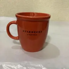 6689⑥【STARBUCKS スターバックス オレンジ マグカップ 】