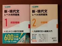 新・現代文レベル別問題集 1・2セット