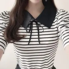 ボーダー ニット